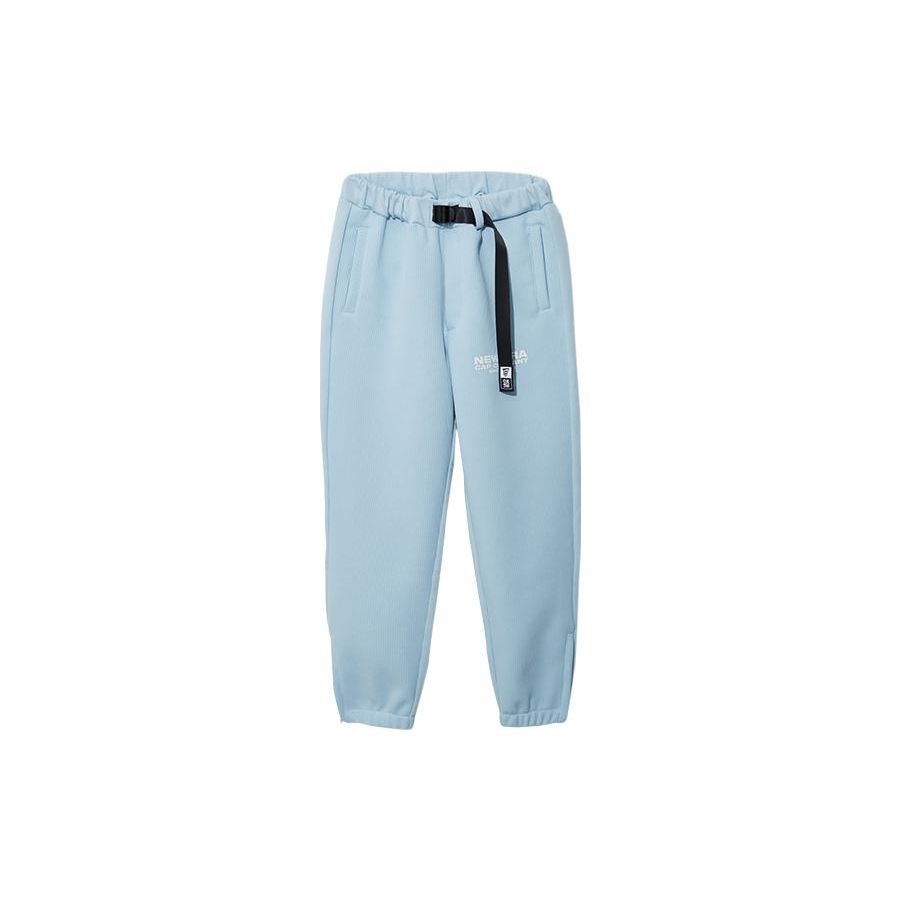 New Era SS22 Спортивные брюки из смесовой ткани, однотонные, унисекс, синие 13095675