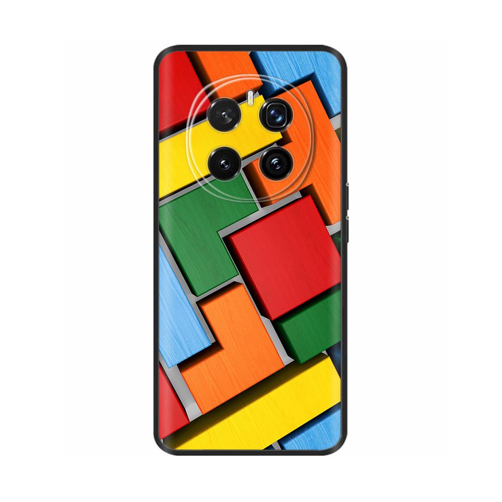 Phone Cases for Honor Magic7 Pro 5G Case Protector Heart Painted Soft Silicon TPU Bumper for Honro MAGIC 7 7Pro Cover Magic7Pro