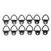 12PCS V Ring Tie Down Anchors Heavy Duty Steel Truck Bed Tie Down Anchors Rings for Trailer Cargo Bo