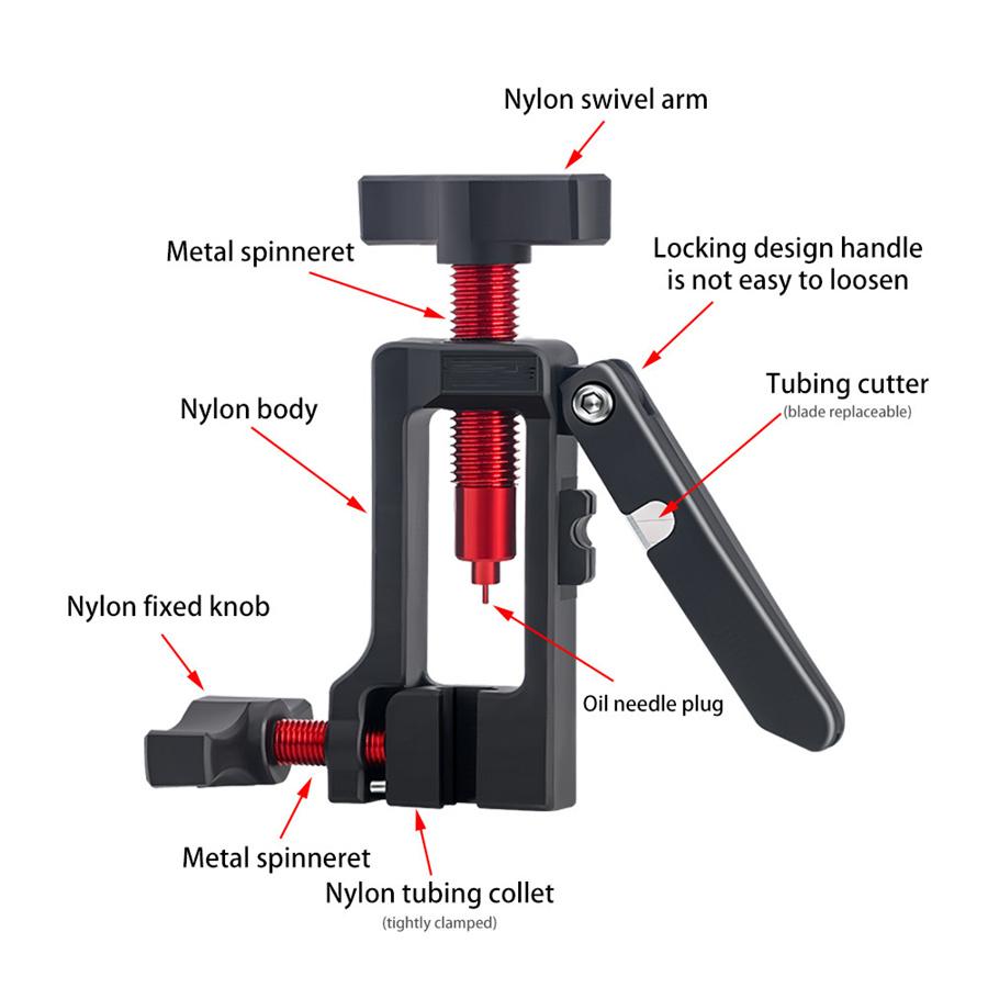 Инструмент для вставки масляной иглы Инструмент для вставки фитинга гидравлического шланга Подходит для горного велосипеда