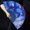 Cute Not Easily Deformed Metal Ring Fixing Folding Fan Wide Range for Performance