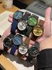 Силиконовый ремешок для повседневной носки, красочные часы для мужчин и женщин