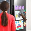 Axes Refrigerator Magnet Plastic 3D Throwing Hatchet Fridge Magnet Home Office Kitchen Locker Whiteboard Magnetic Decoration