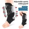 Adjustable Ankle Brace with Dual Aluminum Splints Ankle Stabilizer Knob-Controlled Compression X-Type