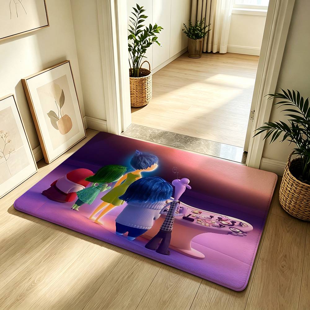 Anime I-inside O-out Carpet Bathroom Anti-slip Mat Door Mat Home Decoration Mat Entrance Door Mat Scratch-resistant Door Mat
