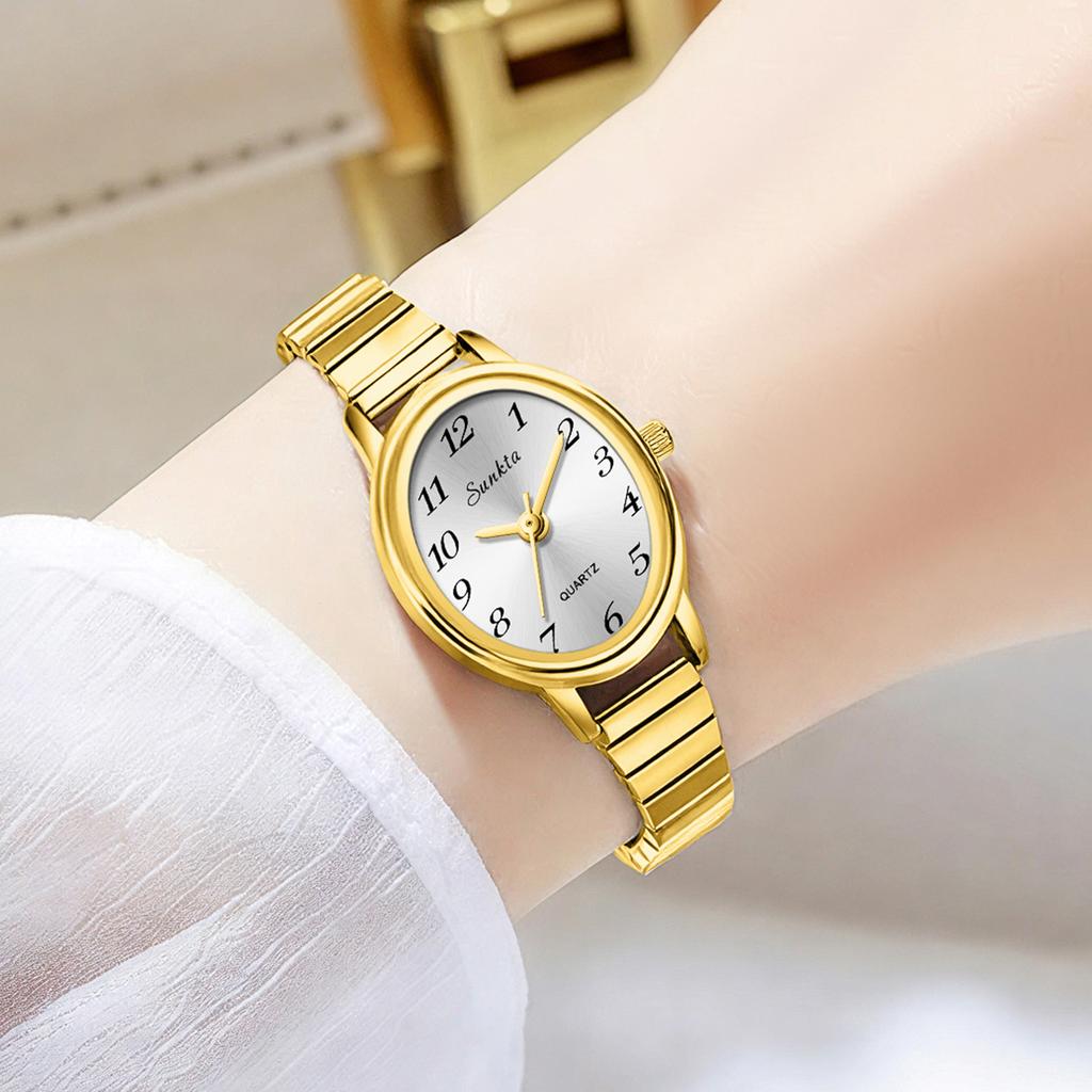 SUNKTA Women's wristwatch elegant waterproof Ladies clock vintage watches quartz ultra-thin vintage watches casual fashion watch