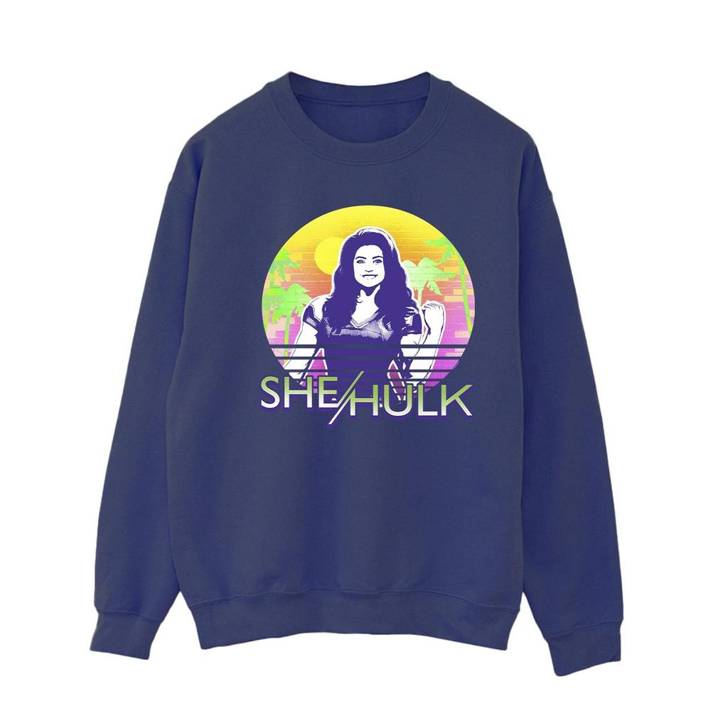 Marvel Womens/Ladies She-Hulk: Attorney At Law Sunset Smile Sweatshirt