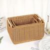 Handmade Rattan Storage Basket for Clothes, Quilts, Toys, Books, and More