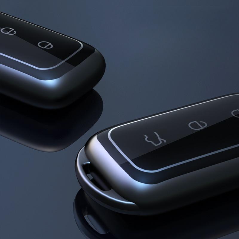 For Geely Galaxy Starship 7 EM-i L6 L7 E5 E8 Starlight 8 Electric Car Key Fob Cover Case Remote Key Shell Bag Keychain Accessory