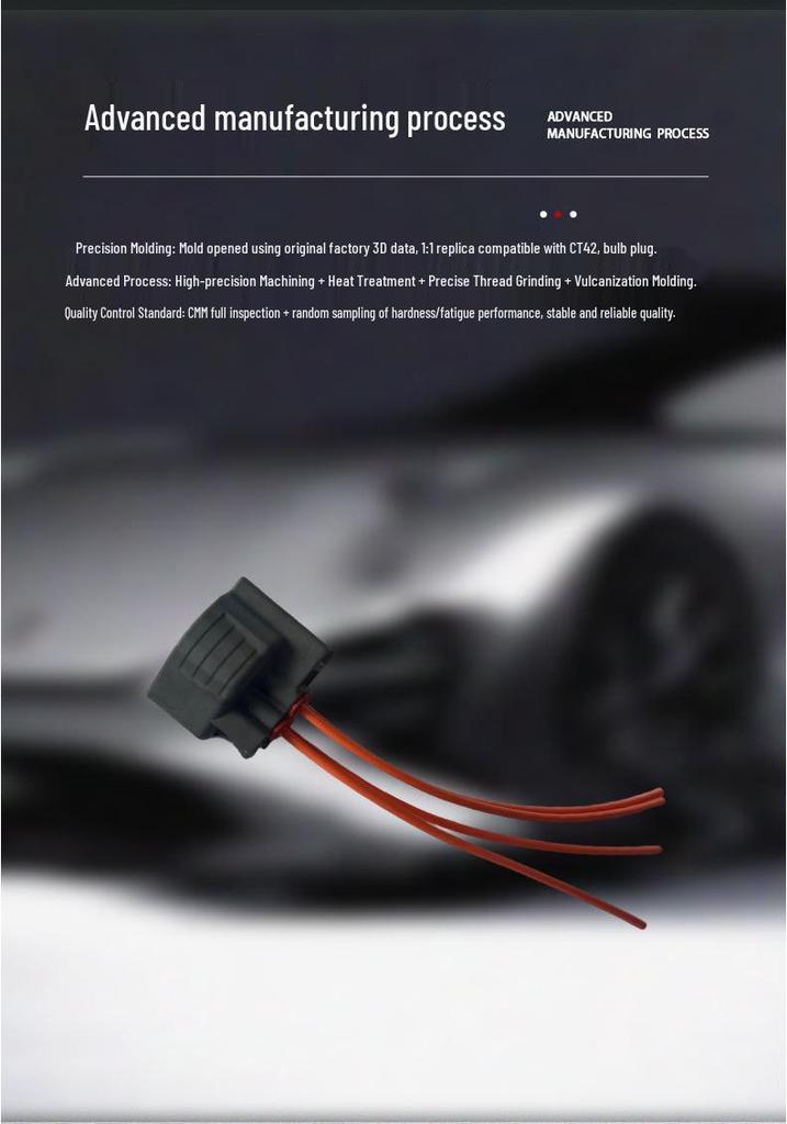 CT42 Bulb Socket for Toyota Camry, Corolla, Reiz, Crown, and RAV4.