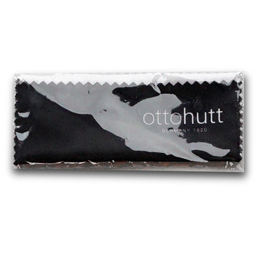 Перьевая ручка Otto Hutt D01 DESIGN01 с черным матовым платиновым покрытием, серебряным колпачком, шрифт CT Extra Fine EF 038-11446