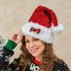 Sequins Santa Claus Hat Bow Beanie Hat Gift Christmas Hat  Adult