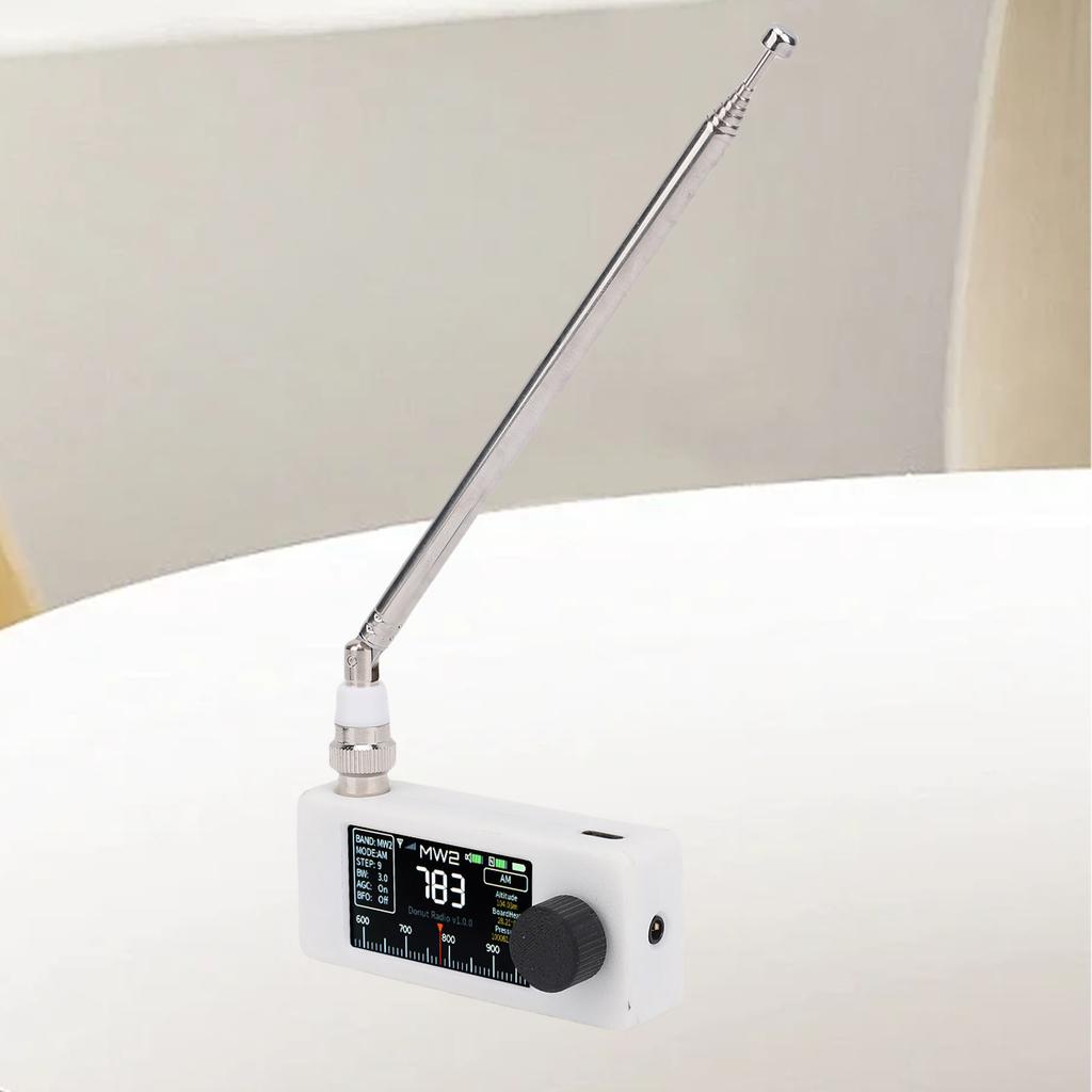 SI4732 Радиоприемник AM FM LSB USB Транзисторный Радиоприемник с 1,9-дюймовым Цветным Экраном 3,5 мм Наушники Телескопическая Антенна
