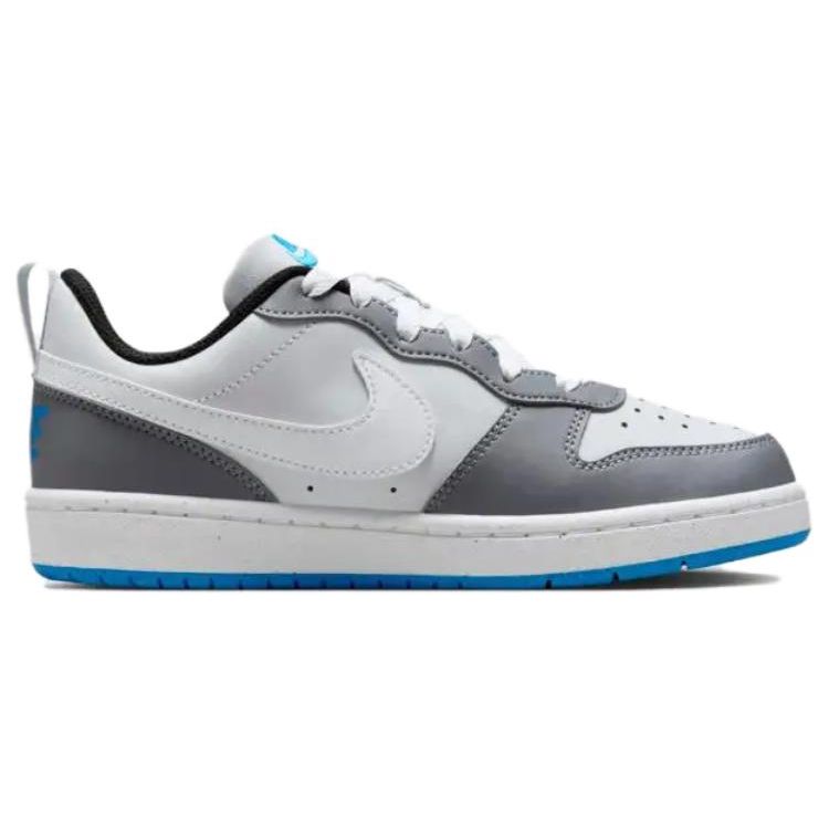 Nike Court Borough Low Recraft GS Platinum Cool Grey Photo Blue Детские кроссовки Белые DV5456-019