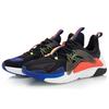 Li Ning Spark Амортизация Скользкие Устойчивые к истиранию Низкие Спортивные Повседневные Кроссовки Мужские Черно-синие AGLQ057-4