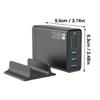 Зарядная головка 135 Вт с портом USB Type C Адаптер для зарядки Пластиковая текстура Идеально для путешествий Зарядка различных устройств