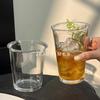Простая стеклянная кружка с откидной крышкой в американском стиле для кофе, воды или молока