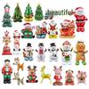 3D Santa and Sleigh with Reindeer Balloon Decor Set