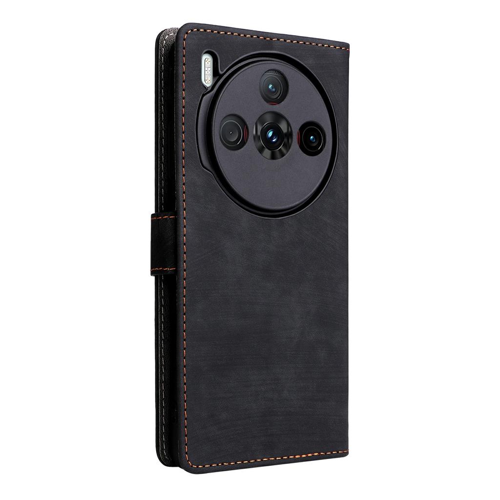 Для ZTE nubia Z60S Pro 5G чехол-кошелек с защитой от RFID из искусственной кожи, подставка