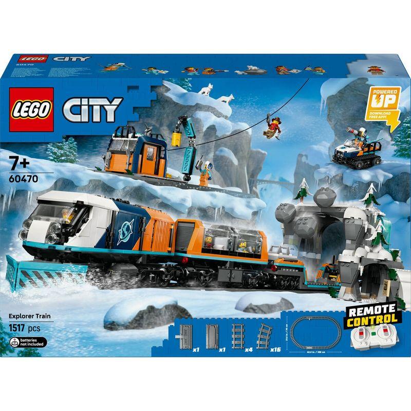 LEGO Арктический Полярный Экспресс Поезд Городских Исследователей