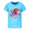 Кавайная футболка для девочек Gabby Cats Футболки Детские 2025 Летняя футболка для мальчиков с коротким рукавом Детская одежда