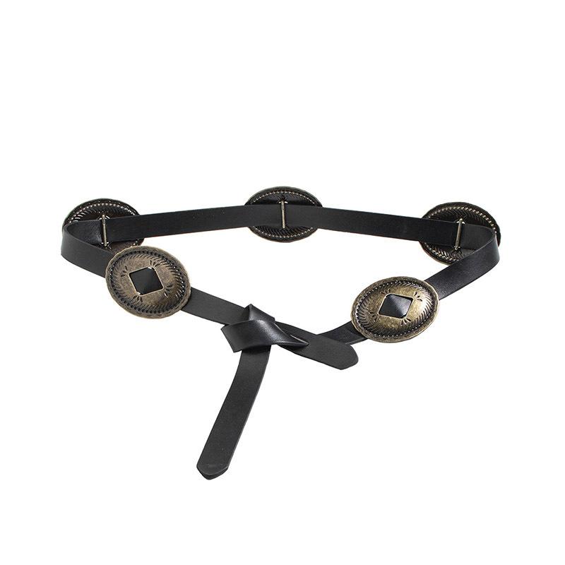 Western Style Women's Belt Handsome Accessories Knotted Belt Photography Tibet Travel Photography Casual Versatile Women's Belt