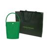 Longchamp 17 Solid Color Short Handle Snap Closure Leather Bucket Bag Small Women handbags Green 10161HYZ129
