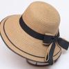 Соломенные шляпы из рафии с плоским верхом и широкими полями, летние солнцезащитные шляпы для женщин с пляжными шляпами для отдыха, женские шляпы