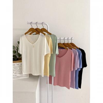HaVen 1 + 1 Cooling V Neck ShorT sleeVe T shirT  7colors 