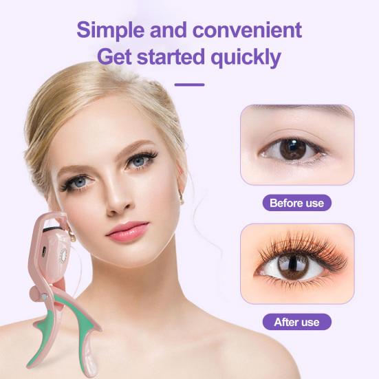 Электрические щипцы для завивки ресниц с подогревом, 3 температурных режима, тип C, перезаряжаемые, портативные, быстро нагревающиеся, женские инструменты для завивки ресниц
