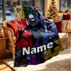 Custom Name Personalized Jujutsu Kaisen Print Blanket, Home Decor, Bedroom, Sofa, Camping, Couch, Gifts for Birthday Christmas
