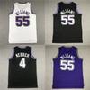 Вышитая баскетбольная майка Kings: #55 Уильямс, #4 Уэббер