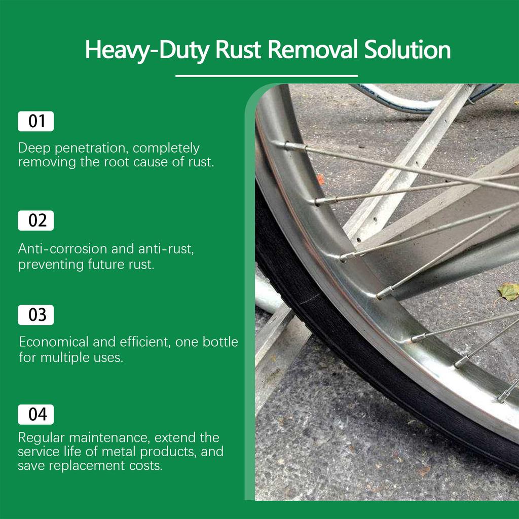 JAKEHOE Средство для удаления ржавчины с металла Средство для удаления пятен со стали и металла Средство для удаления желтой ржавчины Длительная защита Быстросохнущее средство для удаления ржавчины