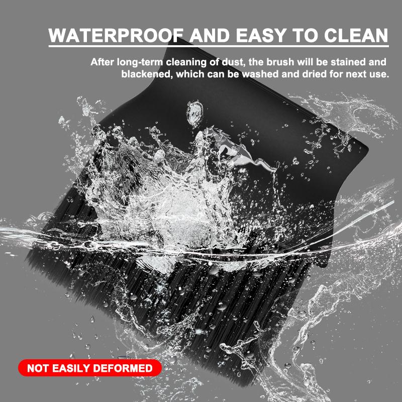 Car Dedusting Brush Air Outlet Cleaning Brush Car Accessories For Ford Focus Mondeo Kuga Fiesta MK7 Escort Explorer Edge 2 4 MK2 MK4