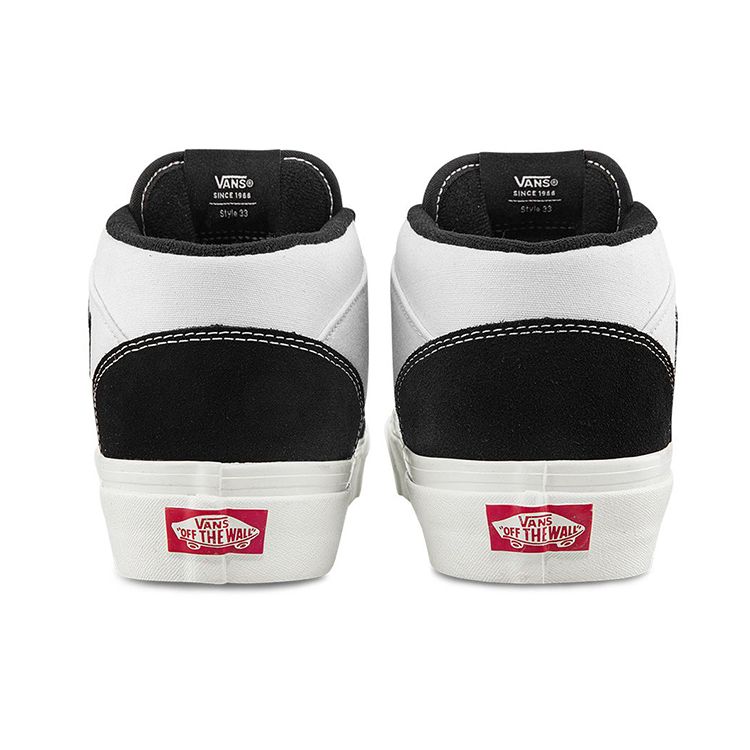 Vans Half Cab 33 DX Anaheim Factory — черно-белые кроссовки унисекс VN0A5KX6BA2