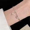 Copper Zircon Bohemian Shell Bangle Ornaments Beach Hand Chain Metal Shell Starfish Bracelet  Beach