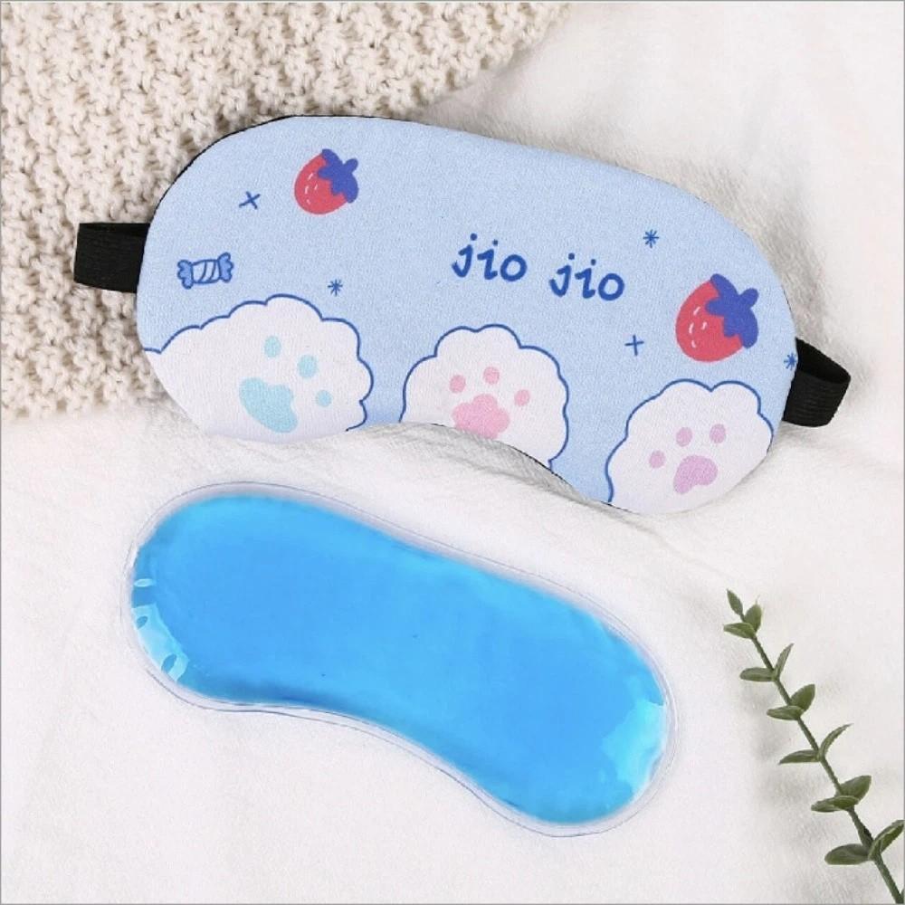 Breathable Light-Blocking Eyeshade Soft Hot Cold Compress Eye Cover Lovely Eye Cover Women
