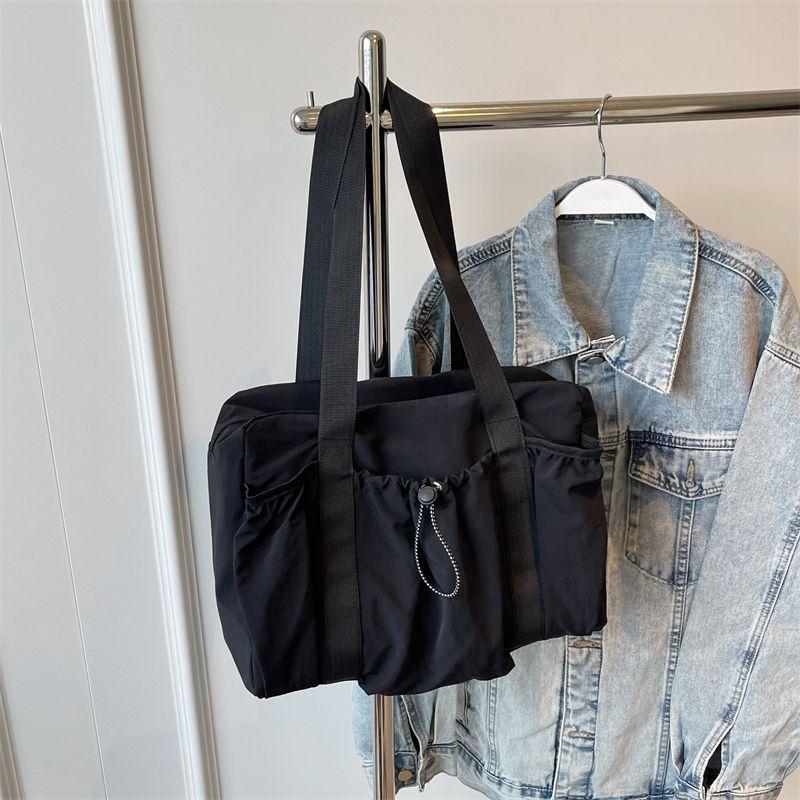 New Korean Version of Large-capacity Travel Bag Simple Casual Shoulder Handbag Trendy Cool Going Out Commuter Backpack Women