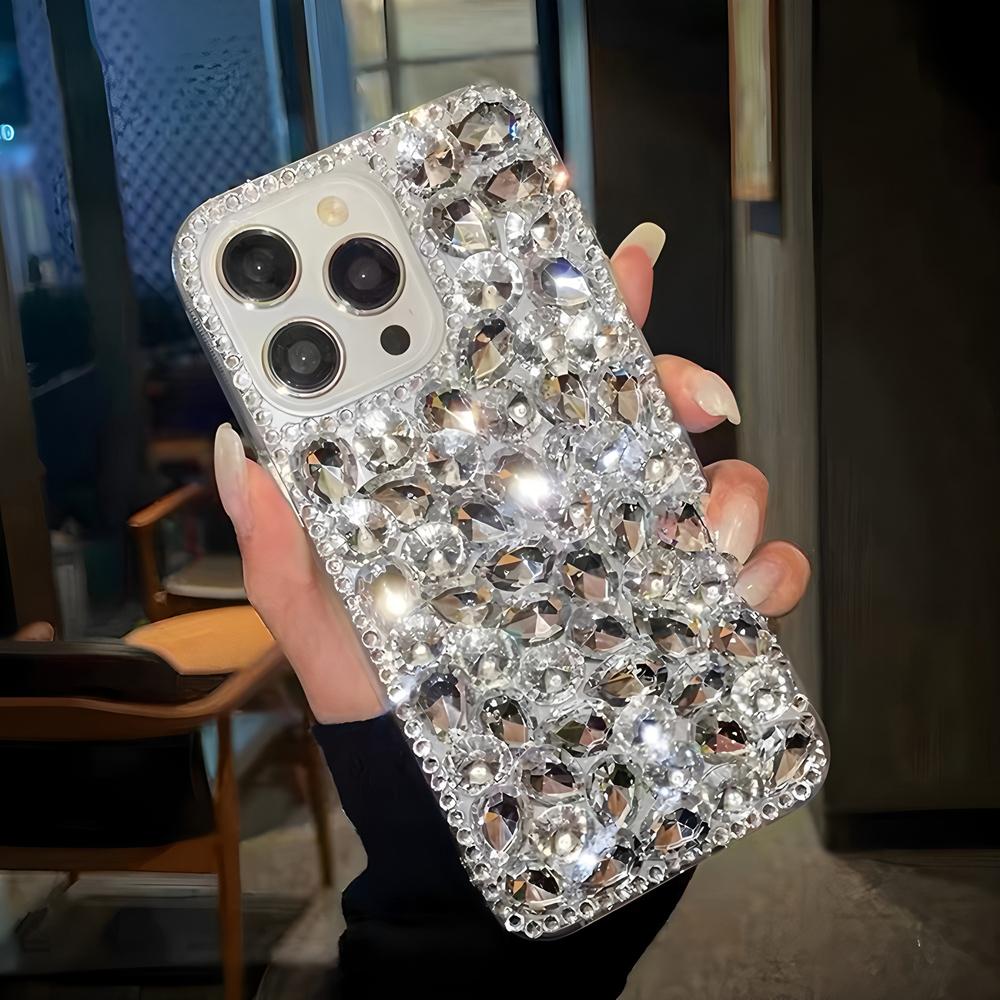 Роскошный чехол со стразами, кристаллами и бриллиантами для Realme C75 C75X C73 C71 C61 C55 C51 C53 C35 C31 C30 C33 C25 C21Y C25Y C21 Блестящая крышка