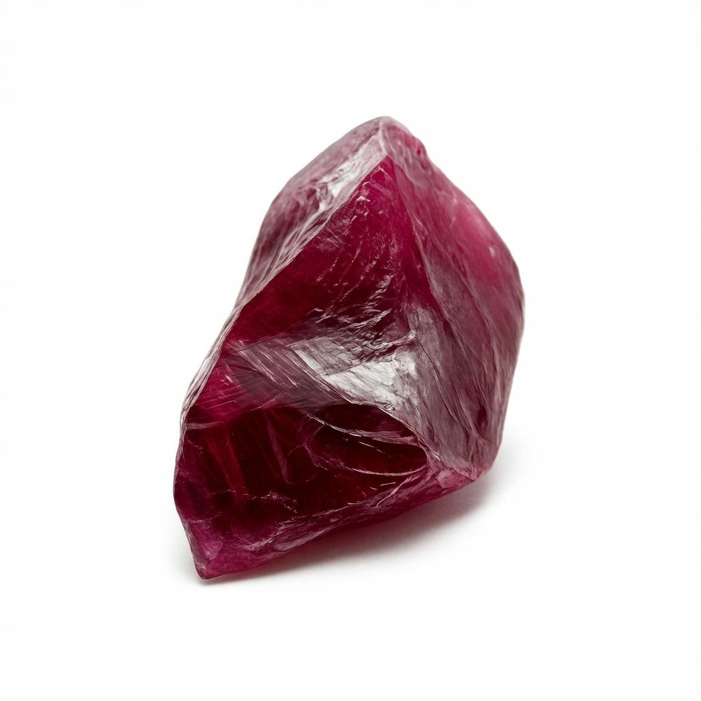Natural Red Ruby Loose Gemstone 41.65 ct Raw Rough Uncut for Lapidary and Gem Collections