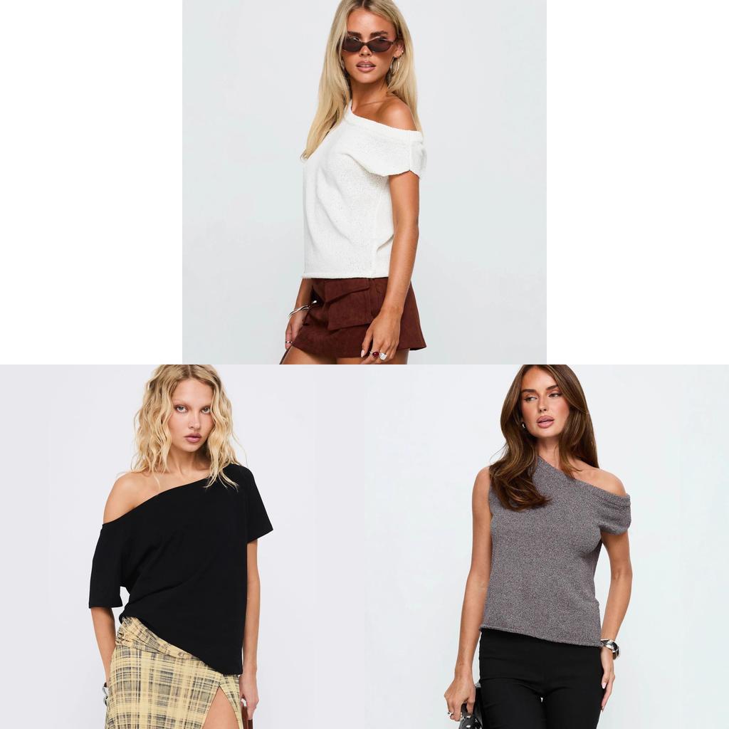 Street Style Womens Knit Camisole With Off Shoulder Design For Summer Fashion