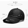 Breathable Men Women Thin Mesh Outdoor Breathable Sun hat Peaked Cap Baseball Cap Fishing