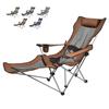 Fkstyle Reclining Folding Single Outdoor High Camping Chair, Chair, Stylish, Person, Chair, Back, Hammock,