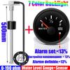Custom Water Float Sensor+Water Level Gauge Pointer 7 Colors 2“52mm Water Tank Meter Indicator with Warning Car Boat Yacht 9-32V