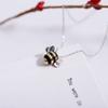 Party 925 Sterling Silver Cute Bees Necklaces & Pendants For Women High Quality Lady Sterling-silver-jewelry