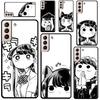 Чехол Manga Chibi Komi Shouko Komi-san для Samsung Galaxy S22 Ultra S20 S21 FE S8 S9 S10 Note 10 Plus Note 20 Ultra Cover