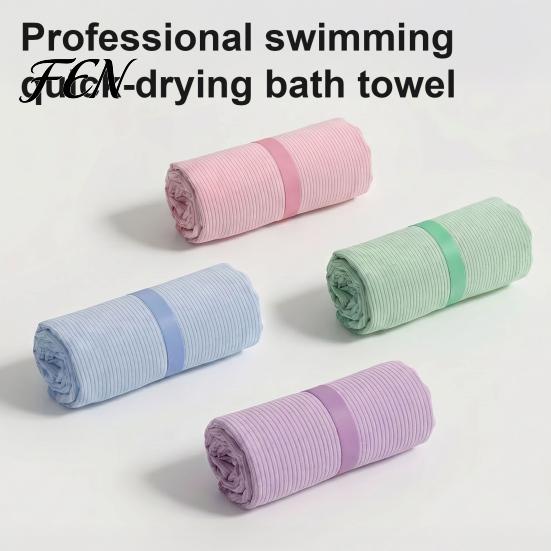Soft Absorbent Bath Towel for Surfing Quick Dry Microfiber Beach Towel, Lightweight Sand Free Swim Adults, Large Wrap Portable Travel Sports