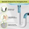 Suitable for Bathroom Sinks, Bathtubs and Shower Drains, for Unclogging Sinks and Cleaning Hair from Toilet