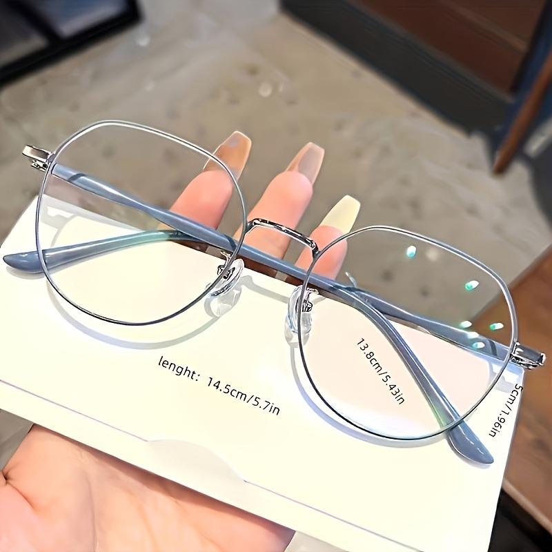 2 пары элегантных очков - современные очки с металлической оправой для декора, подходящие для формальных и повседневных случаев