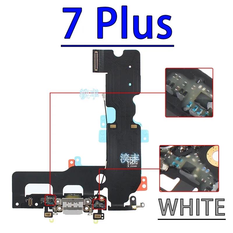 USB Port Charger Dock Connector Mic Cable for IPhone X Xr Xs Max 7 8 Plus Dock Charging Flex Module